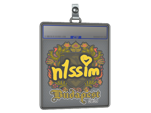 Item Sticker Slab | n1ssim | Budapest 2025