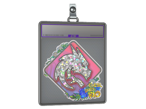 Item Sticker Slab | Team Spirit (Glitter) | Rio 2022