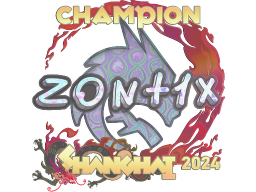 Item Sticker | zont1x (Holo, Champion) | Shanghai 2024