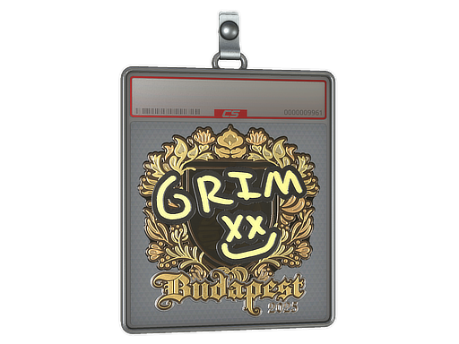 Item Sticker Slab | Grim (Gold) | Budapest 2025