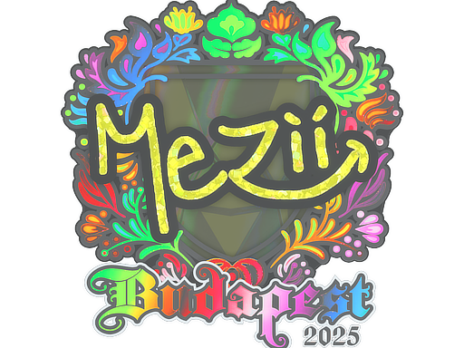 Item Sticker | mezii (Holo) | Budapest 2025