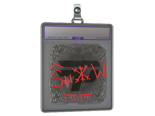 Item Sticker Slab | snow (Foil) | Austin 2025