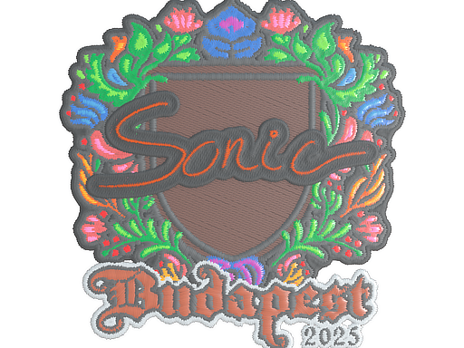 Item Sticker | Sonic (Embroidered) | Budapest 2025