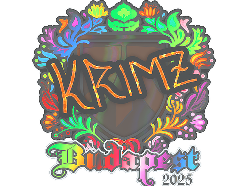 Item Sticker | KRIMZ (Holo) | Budapest 2025