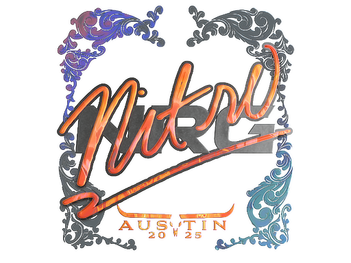 Item Sticker | nitr0 (Holo) | Austin 2025