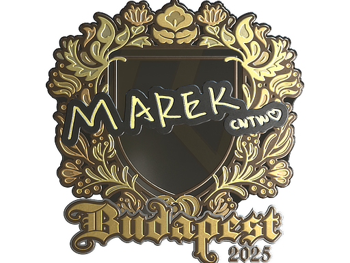 Item Sticker | Marek (Gold) | Budapest 2025