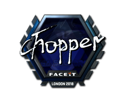 Item Sticker | chopper (Foil) | London 2018