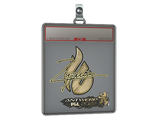 Item Sticker Slab | Zyphon (Gold) | Antwerp 2022