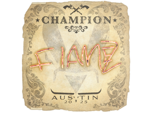 Item Sticker | FlameZ (Champion) | Austin 2025