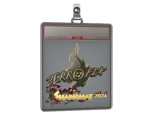 Item Sticker Slab | zeRRoFIX (Gold) | Shanghai 2024
