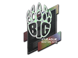 Item Sticker | BIG (Holo) | Boston 2018