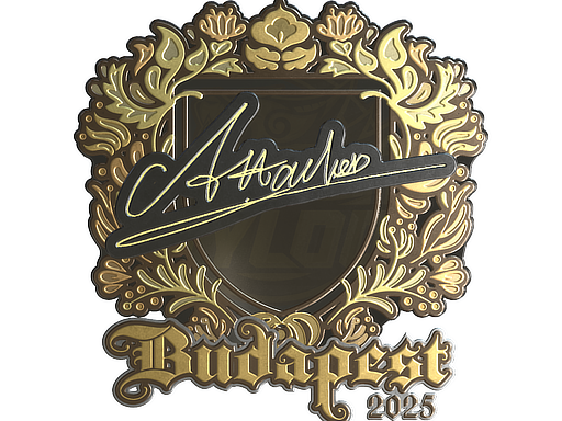 Item Sticker | Attacker (Gold) | Budapest 2025