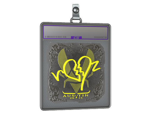 Item Sticker Slab | ropz (Foil) | Austin 2025