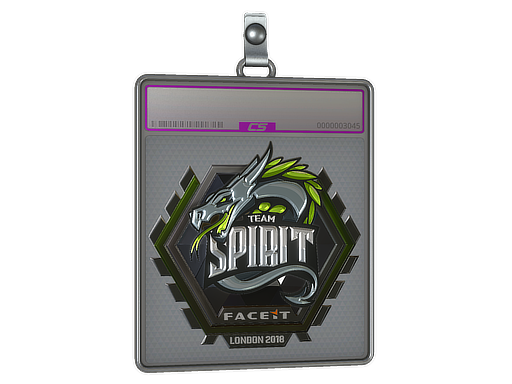 Item Sticker Slab | Team Spirit (Foil) | London 2018