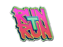 Item Sticker | Run T, Run