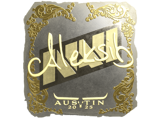 Item Sticker | Aleksib (Gold) | Austin 2025