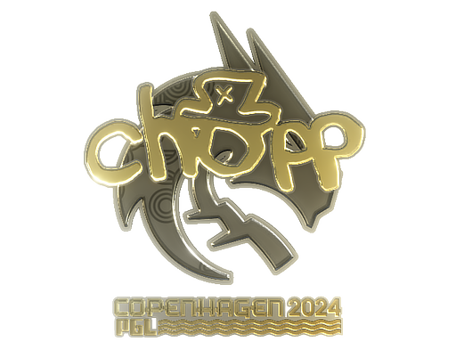 Item Sticker | chopper (Gold) | Copenhagen 2024