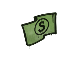 Item Sealed Graffiti | Keep the Change (Battle Green)