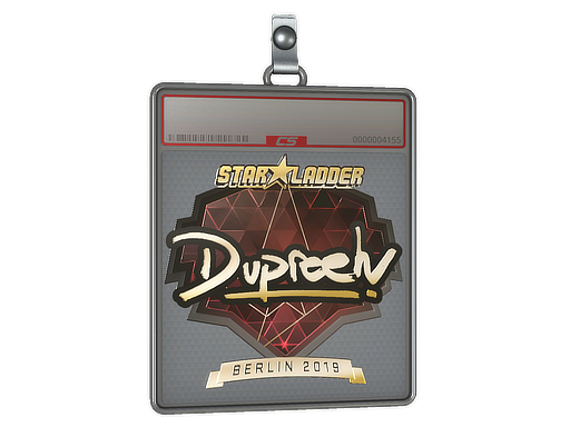 Item Sticker Slab | dupreeh (Gold) | Berlin 2019