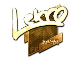 Item Sticker | Lekr0 (Gold) | Boston 2018