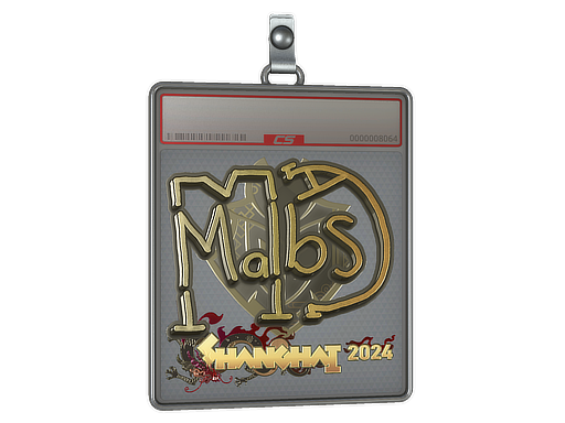 Item Sticker Slab | malbsMd (Gold) | Shanghai 2024