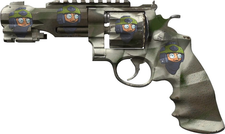 Item R8 Revolver | Bone Mask