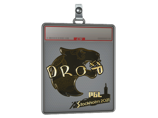 Item Sticker Slab | drop (Gold) | Stockholm 2021