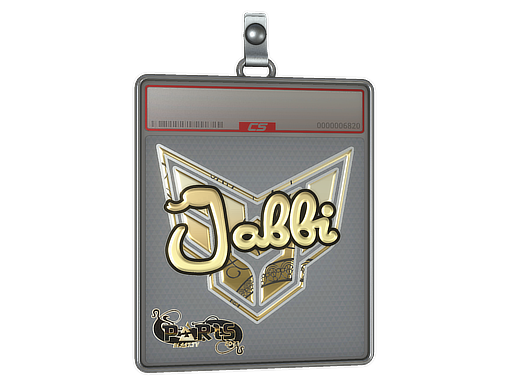 Item Sticker Slab | jabbi (Gold) | Paris 2023