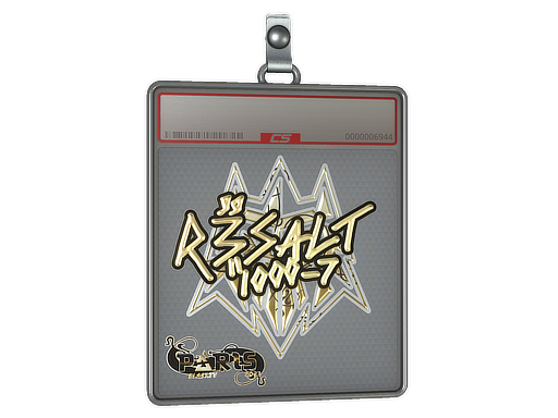 Item Sticker Slab | r3salt (Gold) | Paris 2023