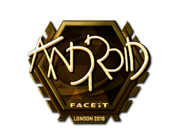 Item Sticker | ANDROID (Gold) | London 2018