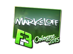 Item Sticker | markeloff (Foil) | Cologne 2015