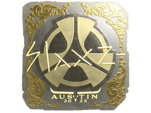 Item Sticker | slaxz- (Gold) | Austin 2025