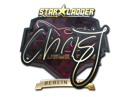 Item Sticker | chrisJ (Gold) | Berlin 2019