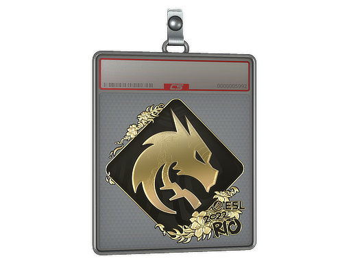 Item Sticker Slab | Team Spirit (Gold) | Rio 2022