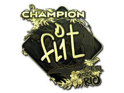 Item Sticker | FL1T (Gold, Champion) | Rio 2022