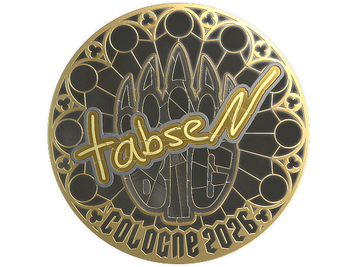 Item Sticker | tabseN (Gold) | Cologne 2026