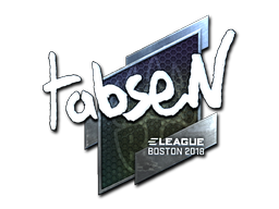 Item Sticker | tabseN (Foil) | Boston 2018