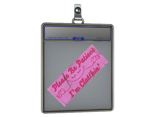 Item Sticker Slab | Please Be Patient
