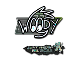 Item Sticker | WOOD7 (Glitter) | Antwerp 2022