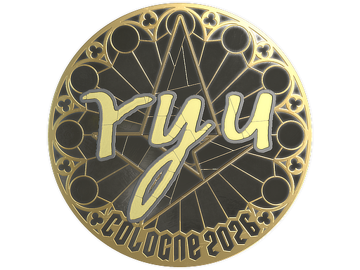 Item Sticker | ryu (Gold) | Cologne 2026