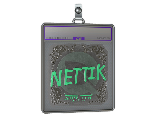 Item Sticker Slab | nettik (Foil) | Austin 2025