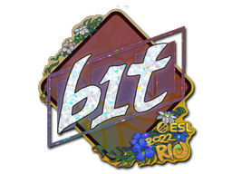 Item Sticker | b1t (Glitter) | Rio 2022
