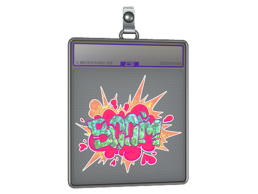 Item Sticker Slab | Go Boom (Glitter)