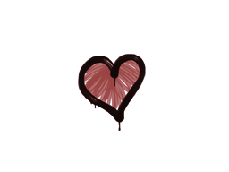 Item Graffiti | Heart (Blood Red)