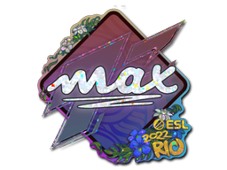 Item Sticker | max (Glitter) | Rio 2022