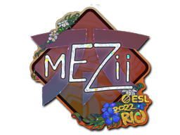 Item Sticker | mezii (Glitter) | Rio 2022