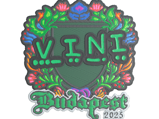 Item Sticker | VINI (Embroidered) | Budapest 2025