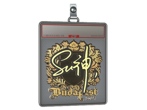 Item Sticker Slab | C4LLM3SU3 (Gold) | Budapest 2025