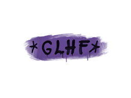 Item Graffiti | GLHF (Monster Purple)