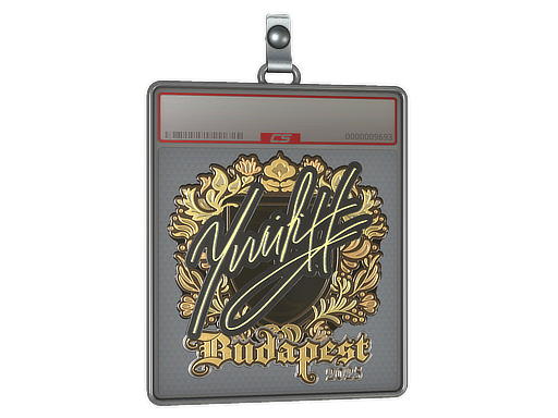 Item Sticker Slab | yuurih (Gold) | Budapest 2025
